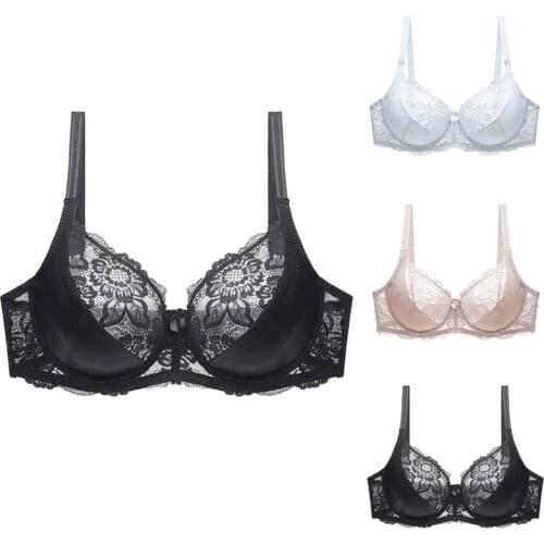 New Sexy Lace Bralette Bra Women Underwear Push Up Bra Untra-thin Comfortable Breathable Brassiere Plus Size Women Lingerie New