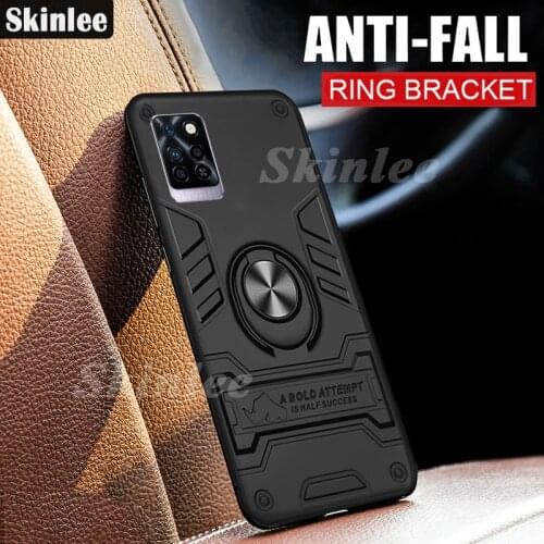 Skinlee For Infinix Note 10 Pro Case Shockproof Rhinoceros Armor Case Holder Finger Ring Magnetism For Infinix Note10 Pro Cover