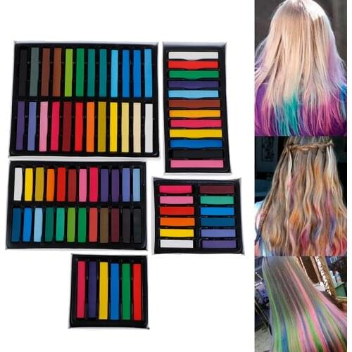 Hair Color Chalk Temporary Hair Dye Washable Pen Pastels Salon Washable Pastels