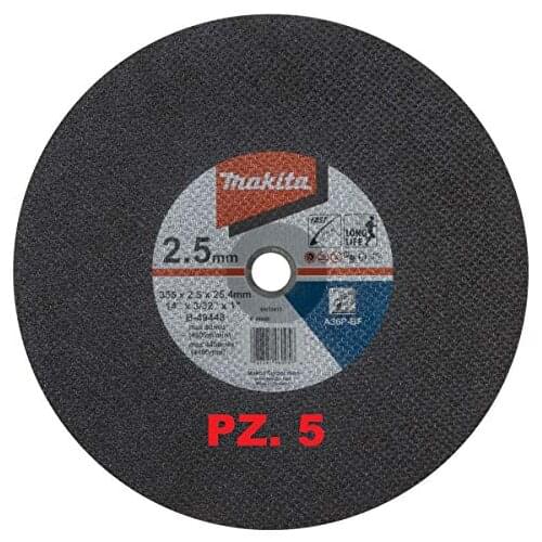 Discs for sawing machine 355X2,5mm hole 25,4mm 5 pieces MAKITA B-49448-5