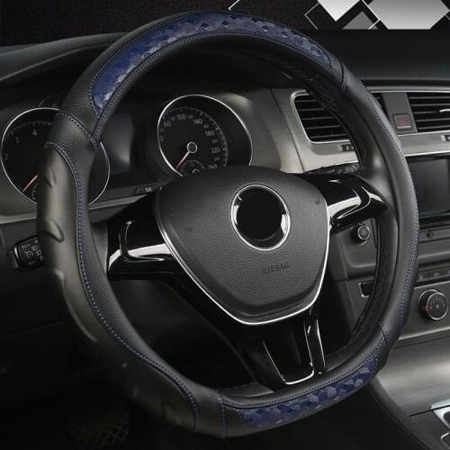 FeKoFeKo Leather Car Steering Wheel Cover For Suzuki Vitara Swift Jimny SX4 S Cross Dzire Celerio Ertiga APV auto styling