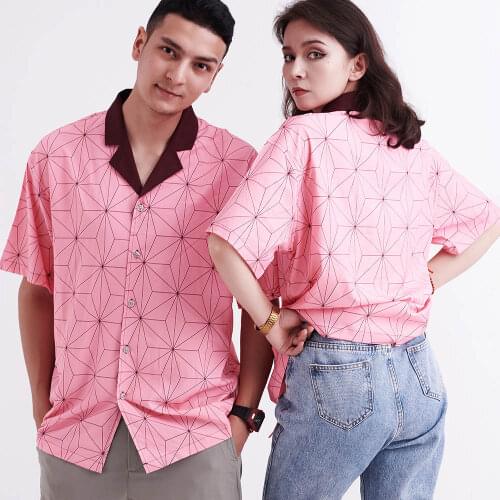 New Mans Hawaiian Shirt Female Oversized Print Shirts Beach Womens Blouse Male Camisas For Summer Water Park Pool Party