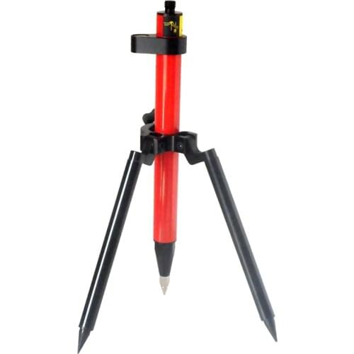 Surveying Mini Prism 39cm Pole with Bipod 10" Legs Aluminum For Topcon Trimble Sokkia Total Stations GPS Seco Instrument