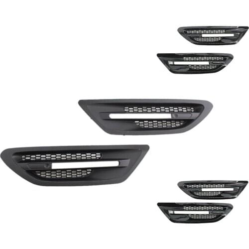 Car Side Air Vent Cover Trim Side Fender Cover Grille for BMW F10 Sedan 5-Series M5 2011- 4DR