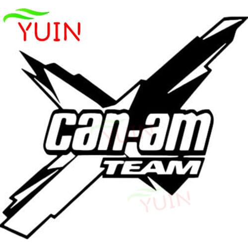 Hot Cool Can Am Team Car Sticker Fashion PVC Cars Accessories Decal Body Trunk Decoration Waterproof Sunscreen Stickers