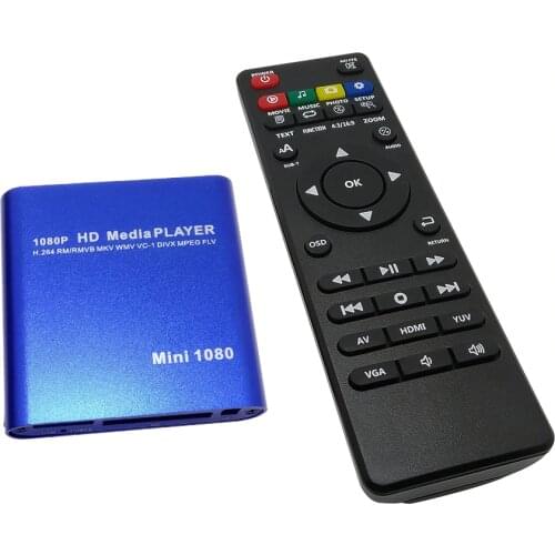 Multimedia Player Full HD 1080P USB External Media Player With HDMI-compatible Media TV Box Support MKV H.264 RMVB WMV Player
