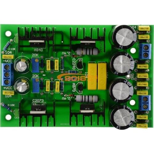 Positive and Negative Two Path Output of a Class a Parallel Regulated Power Supply Plate