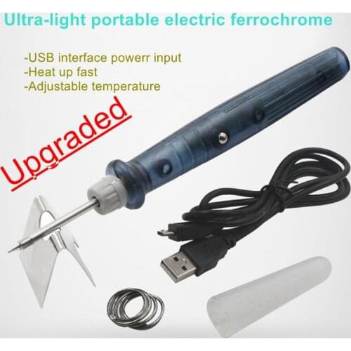 USB 5V TS80P simplify portable mini soldering iron adjustable temperature internal heating electric soldering iron