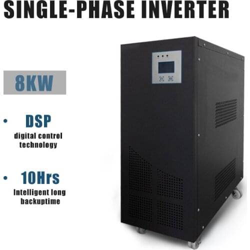 SOLAR INVERTER 96V 8000W 220V 8KW 96VDC TO 220VAC FOR SOLAR POWER SYSTEM OFF GRID SOLAR INVERTER LOW FREQUENCY FOR HOME USE