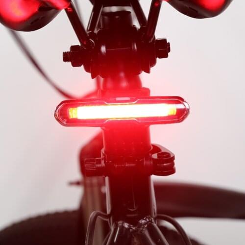 Bicycle Light Dual Color Waterproof USB Rechargeable Multi Lighting Modes Bike Cycling LED Rear Taillight with Memory Function