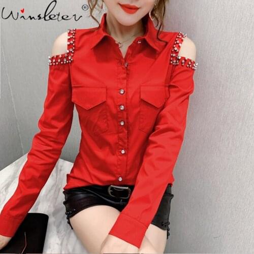 Winsleter Women's Shirts With Embroidery