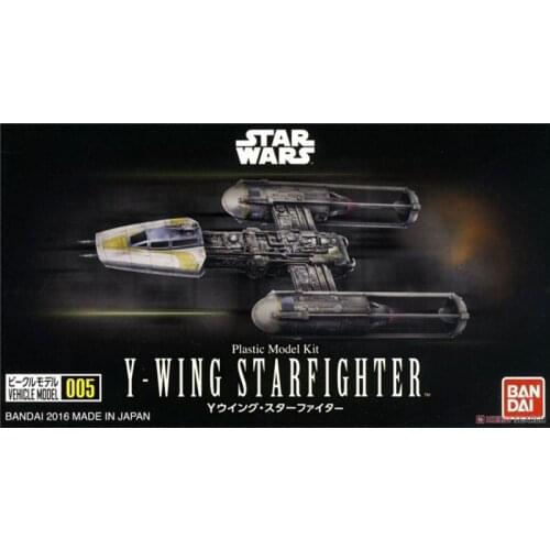 Bandai ЗВЕЗДНЫЕ ВОЙНЫ Vehicle Model 005 Y-wing Star Fighter Assembled Model Toy