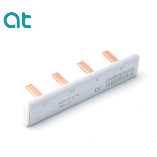 1 Pole 4 ways 6 ways 8 ways Pin Type Copper Busbar for Distribution Box Circuit Breaker MCB Connector Breaker Combing