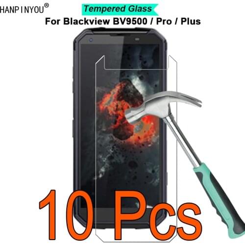 10 Pcs/Lot For Blackview BV9500 / Pro / Plus 9H Hardness 2.5D Ultra-thin Toughened Tempered Glass Film Screen Protector Guard