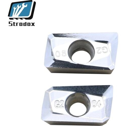 10pcs/lot milling cutter Aluminum parts lathe milling inserts APMT 1135 1604 PDER G2 carbide insert CNC turning tools blade G2