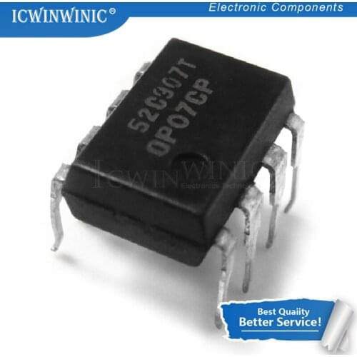 10piece OP07CP DIP8 OP07 DIP General operational amplifier new original In Stock