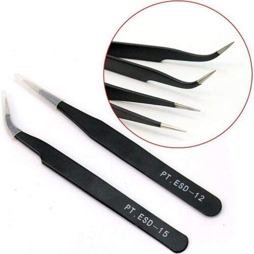 2 Pieces of Diamond Painting Stainless Steel Tweezers High Quality Embroidery Tools DIY Handicraft Accessories Drilling Tools