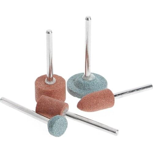 5Pcs 3mm Shank Wheel Head Grinding Polishing Electric Grinder Power Tool 62KD