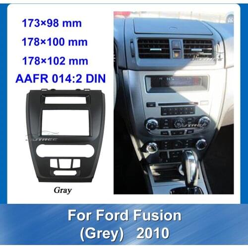 Car Audio Radio Big Screen Fascia Frame Adapter For FORD Fusion 2010 Grey Bracket dvd player Fascia Stereo Radio Installtion
