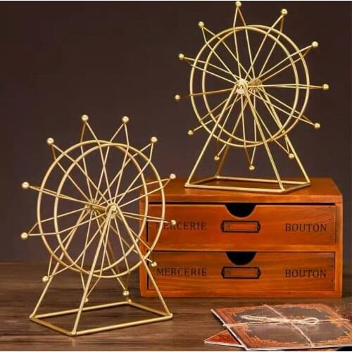 Home Furris Wheel Decoration Room TV Cabinet Wine Cabinet Decoration Rotating Ferris Wheel Small Decoration