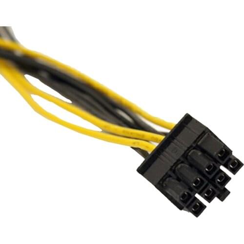 Power Adapter Cable Dual Molex LP4 4 Pin to 8 Pin PCI-E Express Converter Adapter high quality Power Cable Wire Adapter Cable j9