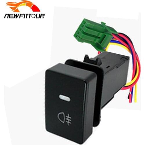 Car Rear Fog Light Switch Button With Connection Wire For Honda Civic 2016 2017 2018 2019 2020 2021