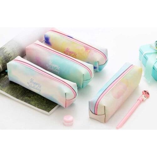 Dream Unicorn Pencil Case for Girls School Supplies Super Big School Stationery Gift Pencil Box Pencilcase korean kawaii bag