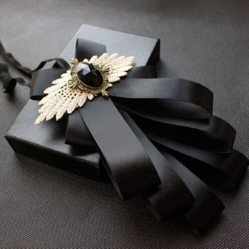 Multi Layer Bow Tie Mens Formal Business Wedding Groom Best Man WEDDING BOW TIE Korean Brooch Men Bow Tie