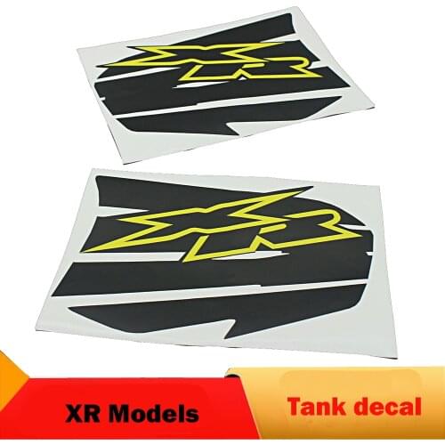 For Honda XR150 XR250 XR400 XR600 XR Stickers Motorcycle Dirt Bike Gas Fuel Tank Pad Sticker Decals Motocross Decorations