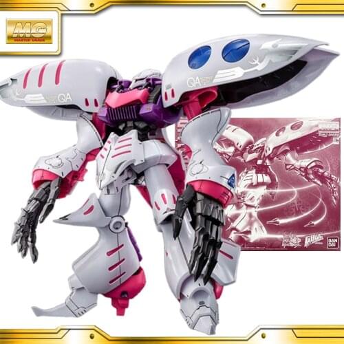Original BANDAI MG 1/100 Gundam Qubeley Embellir ANIME ACTION Figures Assemble PVC Model TOY FOR CHILD