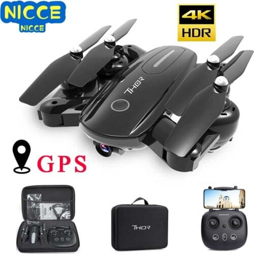 Nicce RC Quadcopter GPS 4K Drone Optical Flow HD 1080P Camera Professional Aircraft Folding Drones 500m Toys for Kid Gift