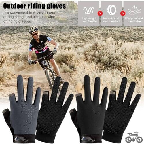 Fishing Tools For Men Anti-slip Outdoor Fishing Gloves Elasticity Glove Fishing Accessories 2 Fingers Cut Fishing SBR Gloves