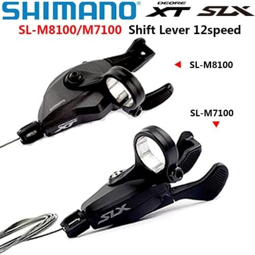SHIMANO Deore XT M8100 Shift Lever SL M8100 RAPIDFIRE SL-M8100 M7100 Shift Lever XT 12s 12speed Derailleurs MTB Shifter Lever
