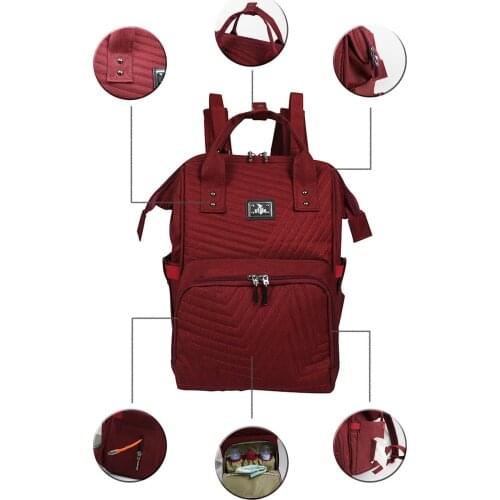 Tokyo Platinum All In One Special Edition Backpack Mother Baby Care Bag Large Capacity Travel Nappy Bags Multifunctional