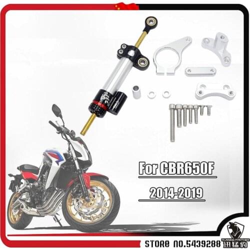 Motorcycle Stabilizer Steering Damper Mounting Kit Bracket Support Safety Control For HONDA CBR650F CBR 650 F 2014-2019 2018