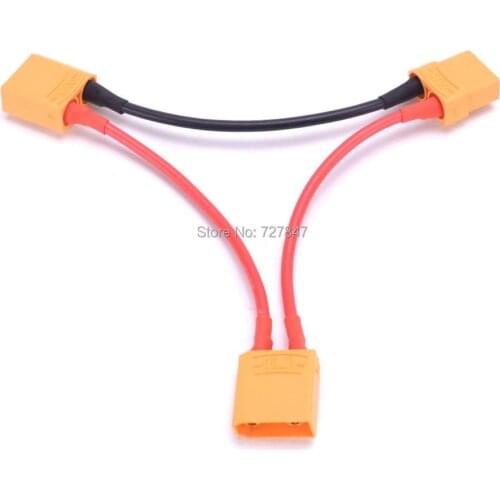 XT90 Series Y Harness Lead Cable 2 Lipo Batteries In Series Splitter for FPV