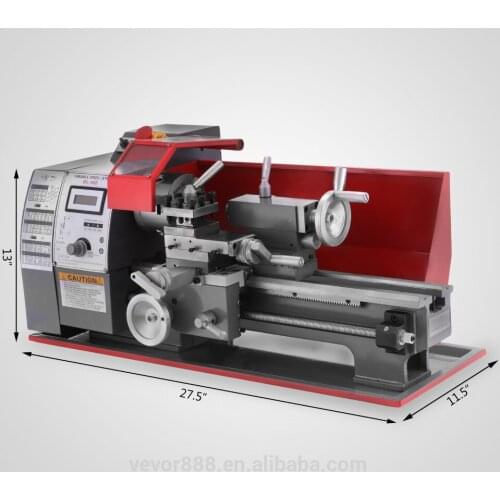 2018 NEW Metal Mini Turning Lathe Machine for Motorized Metalworking DIY Wood Tool Universal