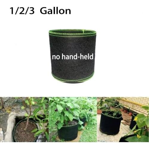 1 2 3 Gallon Tree Pots Plant Grow Bags Home Supplies Fabric Planting Garden Tools Jardin Growing Bag Vegetables U26