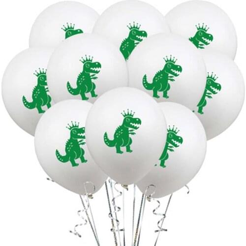 10pcs/set Dinosaur Foil Balloons Boys Animal Balloons Happy Birthday Balloon Baby Kids Birthday Party Jurassic World Decoration
