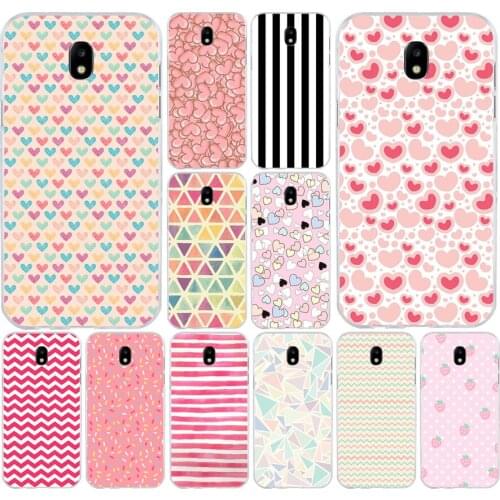 144H Stripes Princess Soft Silicone Tpu Cover phone Case for Samsung j3 j5 j7 2016 2017 a3 2016 a5 2017 a6 2018
