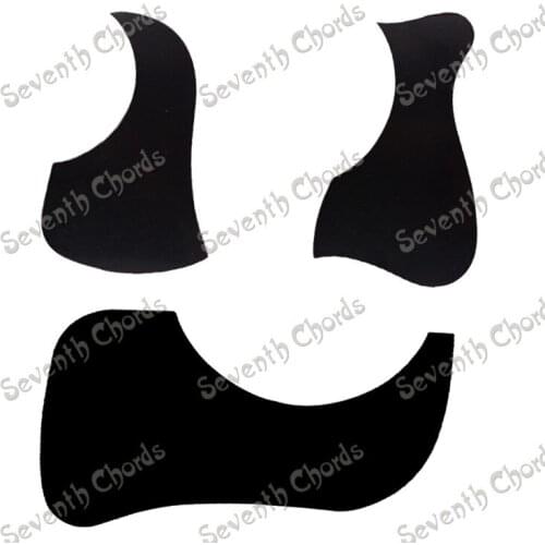 3 Pcs Black 40 " 41 " Folk Acoustic Guitar Pickguard Pick Guard Anti-scratch Plate. / 3 Kind Shape for choose