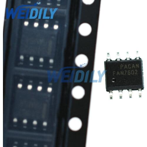 5PCS/Lot New FAN7602 FAN7602B FAN7602MX SMD Chip SOP-8 Wholesale Electronic