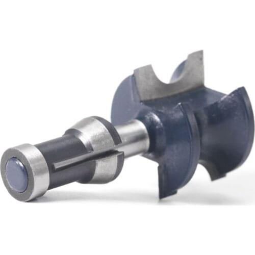 6pcs Carbon Steel Router Bit Extension Trimming Engraving Machine Collet Chucks Milling Cutter Parts 6/ 6.35/ 8mm