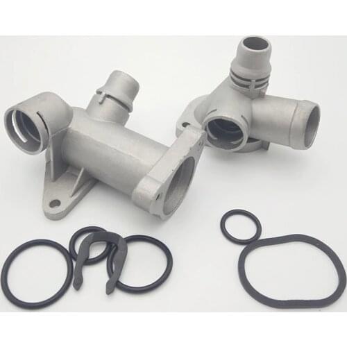 Aplicar para Passat B5 1,8 1,8 T A6 motor culata agua de cuatro vias sellado forma anillo de plastico aluminio 058 121 132 B
