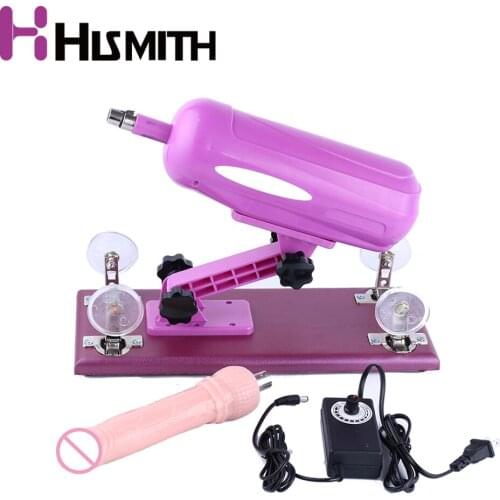 Hismith Automatic Sex machines Adult toy Multi-speed Adjustable Angle Retractable Dildo Sex Toys for Women Cylinder sex machine