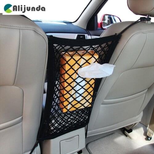 Car Boot Cargo Net Magic Sticker Luggage Mesh Oganizer Bag for Toyota Camry Corolla RAV4 Yaris Highlander/Land Cruiser/PRADO Vio
