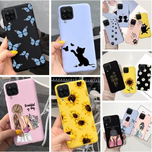 Girls Series Case Cover For Samsung Galaxy A12 SM-A125F Cases Candy Soft Silicone Back Cover For Samsung A12 GalaxyA12 A 12