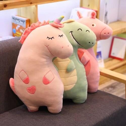 Dinosaurs Doll Toys Unicorns Stuffed Toys Children`s Gifts Plush toys Office&Home Pillows Novel Design Great Elasticity
