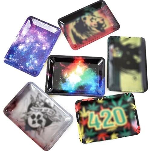 Hot Sale 180*125mm Smoke Accesoires Rolling Trays Weed Tray