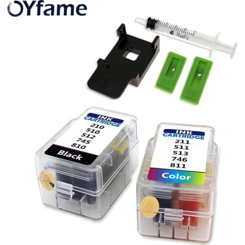OYfame 810 811 Ink Cartridge smart cartridge For Canon 810 811 210 211 510 511 512 513 745 746 Ink Cartridge